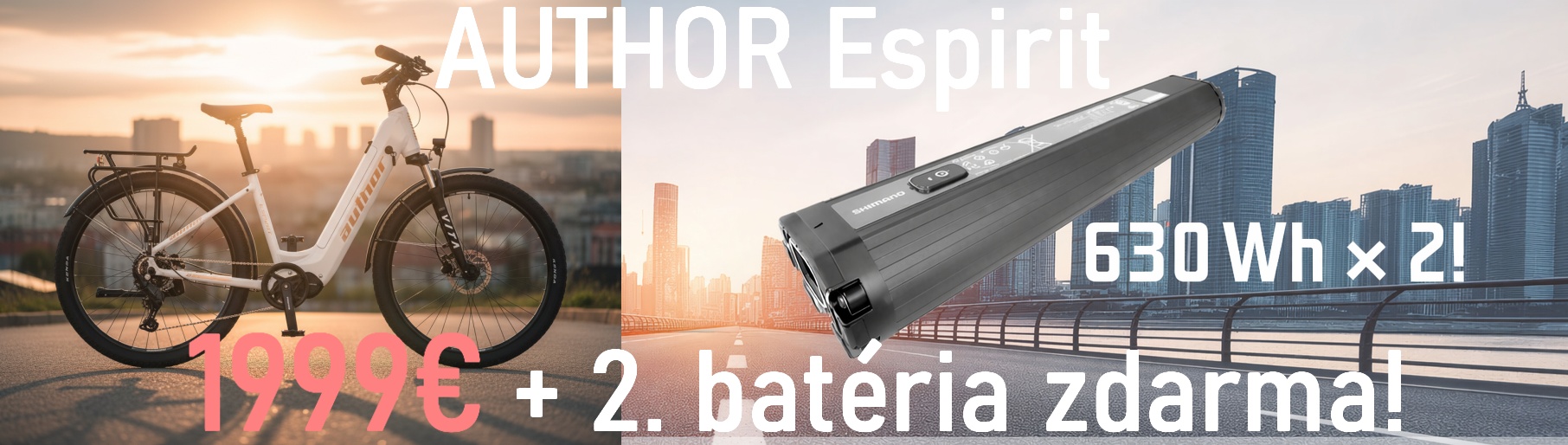 Author Espirit+2 bateria