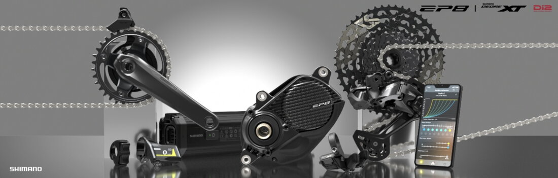 Pohon Shimano EP801 na elektrobicykle