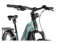 Elektro bicykel Leader Fox Bend Lady oceľovozelený 2024