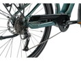 Elektro bicykel Leader Fox Denver oceľovozelený 2024