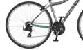 Bicykel Author Compact ASL strieborný-zelený 2023