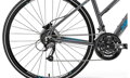 Bicykel Merida Crossway 40-D Lady tmavostrieborný 2019