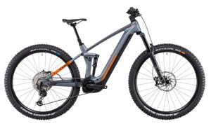 Elektro bicykel Cube Stereo Hybrid 140 HPC SL 750 29 flashgrey-orange 2022