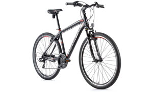 Bicykel Leader Fox Away čierny-oranžový 2021