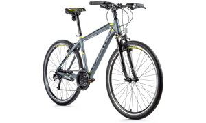 Bicykel Leader Fox Viatic šedý-žltý 2021