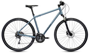 Bicykel Merida Crossway XT-Edition oceľovo-modrý 2021