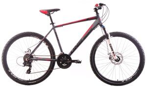 Bicykel Onezone Buxter Disc šedý-červený