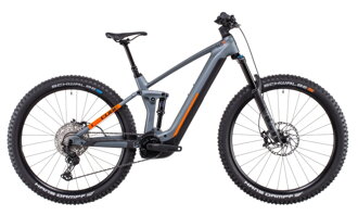 Elektro bicykel Cube Stereo Hybrid 140 HPC SL 750 29 flashgrey-orange 2022