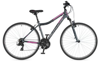 Bicykel Author Compact ASL šedý-ružový 2022