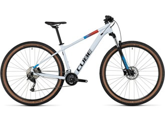 Bicykel Cube Aim SLX white-blue-red 2023