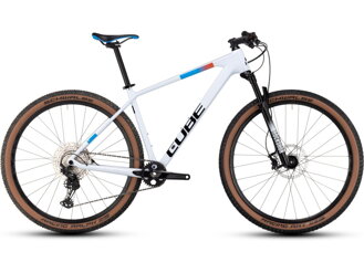 Bicykel Cube Reaction C:62 Pro white-blue-red 2023