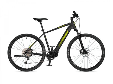 Elektro bicykel Author Empire šedý-limetkový 2025