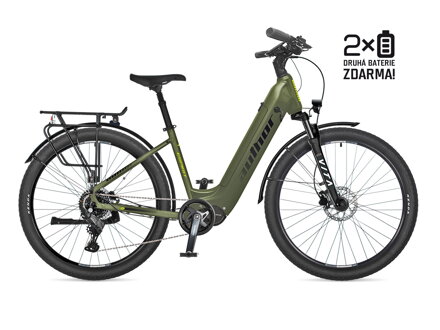 Elektro bicykel Author Espirit zeleny-čierny 2026 + 2.batéria zdarma!