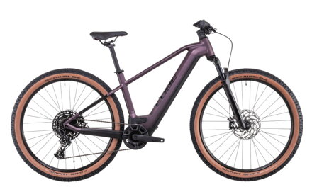 Elektro bicykel Cube Reaction Hybrid EXC 750 smokylilac-black 2022