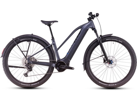 Elektro bicykel Cube Reaction Hybrid Pro Trapeze Allroad 600 metallicgrey 2025