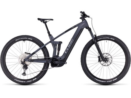 Elektro bicykel Cube Stereo Hybrid 140 HPC Race 625 grey-chrome 2024