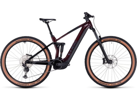Elektro bicykel Cube Stereo Hybrid 140 HPC Race 750 liquidred-black 2023