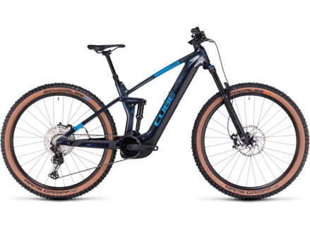 Elektro bicykel Cube Stereo Hybrid 140 HPC SLX 750 liquidblue-blue 2024