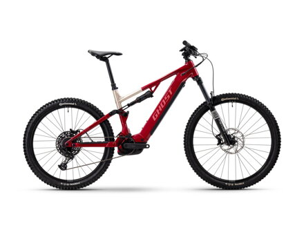 Elektro bicykel Ghost E-ASX Essential red-coffee 2025