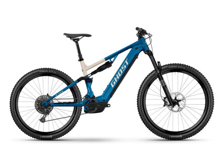 Elektro bicykel Ghost E-ASX Universal blue-coffee 2025