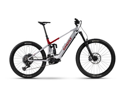 Elektro bicykel Ghost E-Riot CF Advanced red-grey 2026