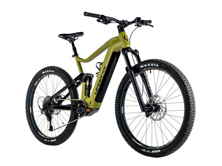 Elektro bicykel Leader Fox Acron 29 army zelený 2024
