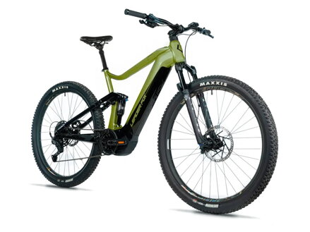Elektro bicykel Leader Fox Arran 27,5 army green 2025