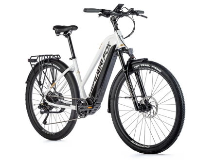 Elektro bicykel Leader Fox Bend Lady biely 2023