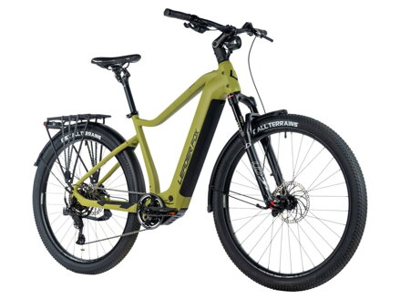 Elektro bicykel Leader Fox Bend zelený olive 2024