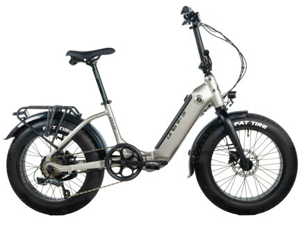Elektro bicykel Leader Fox Cody strieborný 2025