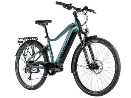 Elektro bicykel Leader Fox Denver oceľovozelený 2024