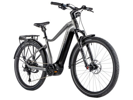 Elektro bicykel Leader Fox Saba strieborný 2024