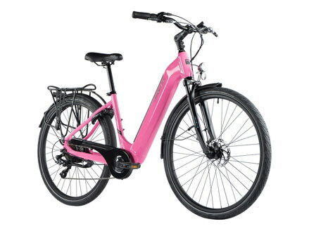 Elektro bicykel Leader Fox Induktora ružový 2023