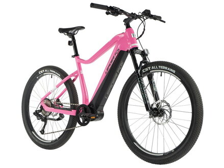 Elektro bicykel Leader Fox Swan 27,5 ružový 2023
