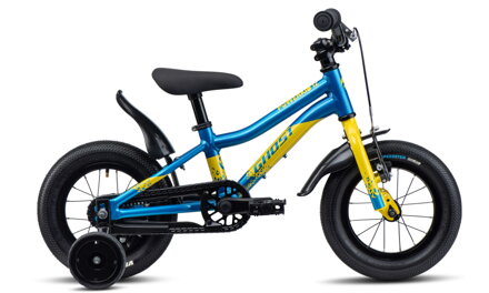 Bicykel Ghost Powerkid 12 blue-yellow 2023