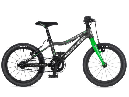 Bicykel Author Record 16 šedý-zelený 2025