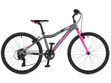 Bicykel Author Ultima 24 strieborny-ružový 2025