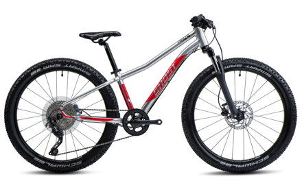 Bicykel Ghost Kato 24 Pro silver-red 2023