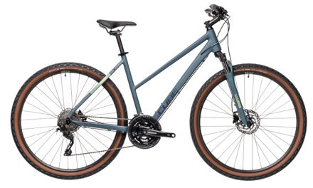 Bicykel Cube Nature Pro trapeze blue-green 2021