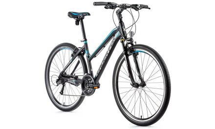 Bicykel Leader Fox Viatic Lady čierny-modrý 2021