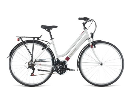 Bicykel Dema Lugo Lady pearl white-burgundy 2023