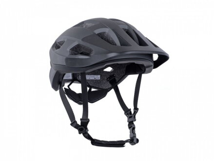 Prilba Author Vento Led USB šedá-čierna