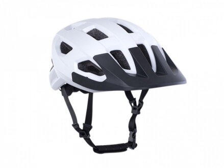 Prilba Author Vento Led USB strieborná-biela