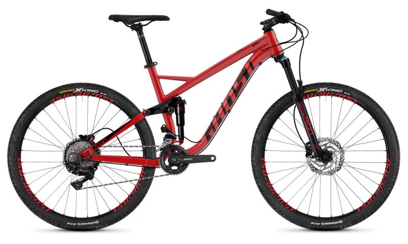 Bicykel Ghost Kato FS 3.7 red 2019