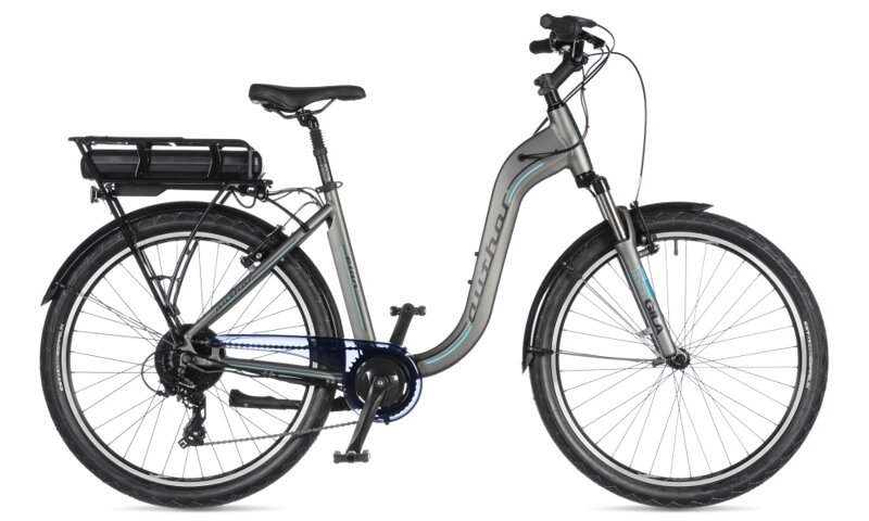 Elektro bicykel Author Elan strieborný 2020