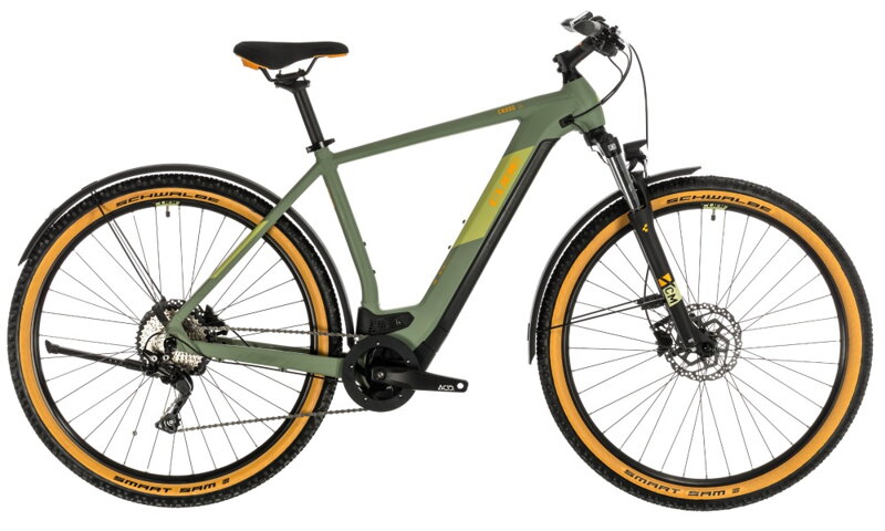 Elektro bicykel Cube Cross Hybrid Pro Allroad 500 green 2020
