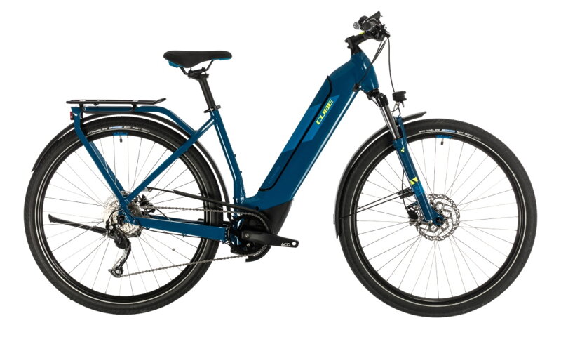 Elektro bicykel Cube Kathmandu Hybrid One 625 easy blue 2020