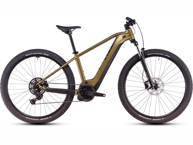 Elektro bicykel Cube Reaction Hybrid Performance 625 goldenlime 2025