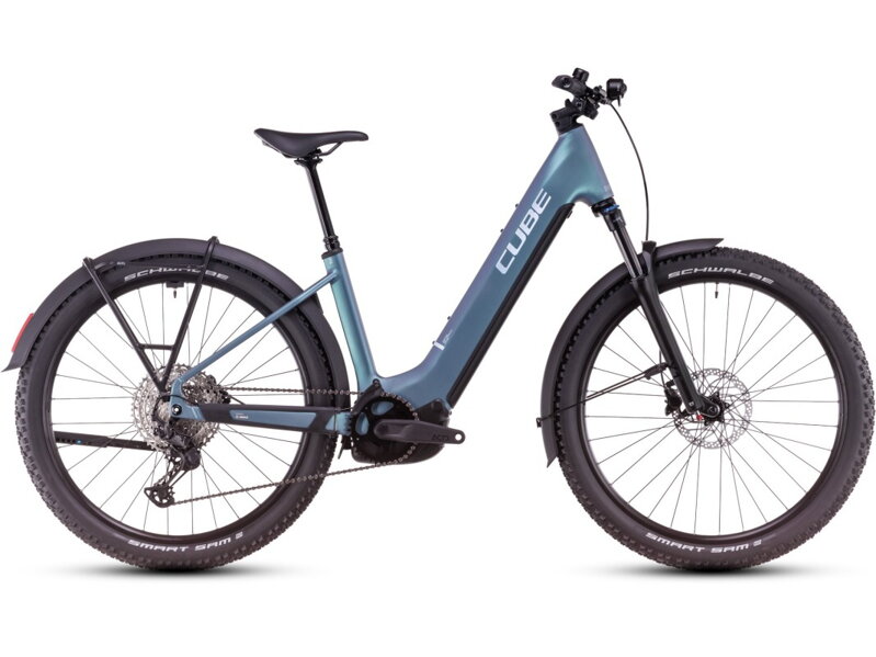 Elektro bicykel Cube Reaction Hybrid Pro Easy Allroad 600 smargadgrey 2025