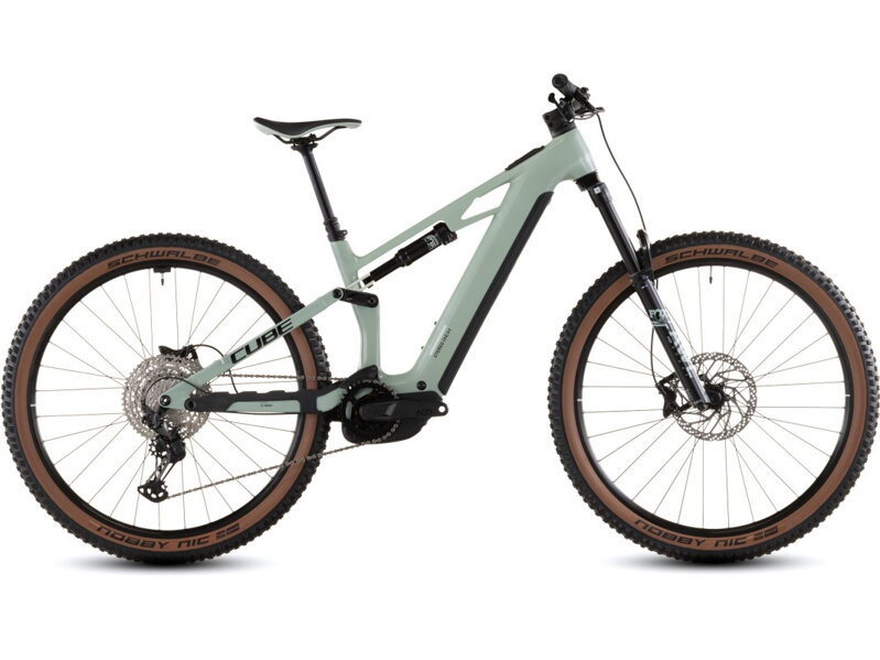 Elektro bicykel Cube Stereo Hybrid One44 HPC Race driedherbs 2026 Elektro bicykel Cube Stereo Hybrid One44 HPC Race driedherbs 2026
